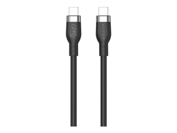 HyperJuice - USB-kaapeli - 24-nastainen USB-C (uros) - 24-nastainen USB-C (uros) - USB 2.0 - 1 m - Extended Power Range (EPR), USB Power Delivery (24