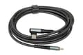 Miniatyrbilde 5 av 5: iBOX - USB-kabel - 24 pin USB-C (hann) rett til 24 pin USB-C (hann) vinklet - USB 2.0 - 20 V - 5 A - 2 m - USB Power Delivery (100 W) - svart, grå