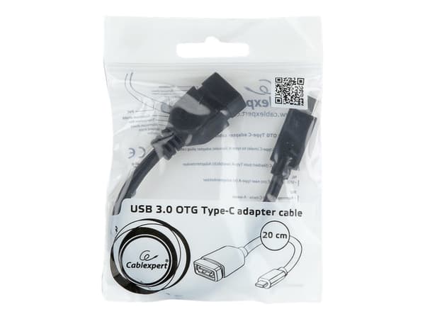 Cablexpert - USB-adapter - 24 pin USB-C (hann) til USB (hunn) - USB 3.0 OTG - 20 cm
