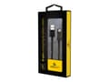 Miniatyrbild 2 av 5: Cablexpert - Lightning-kabel - Lightning hane till USB hane - 1 m - skärmad - svart