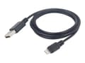 Miniatyrbild 1 av 5: Cablexpert - Lightning-kabel - Lightning hane till USB hane - 1 m - skärmad - svart