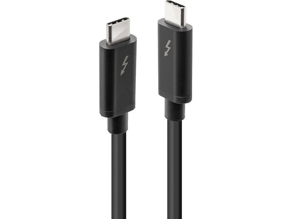 Lindy 41557, Hanstik, Hanstik, 2 m, svart, 20 Gbit/s, 4096 x 2160 pixel