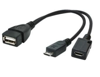 Gembird A-OTG-AFBM-04, 0,15 m, Micro-USB B, USB A, Lajittelu