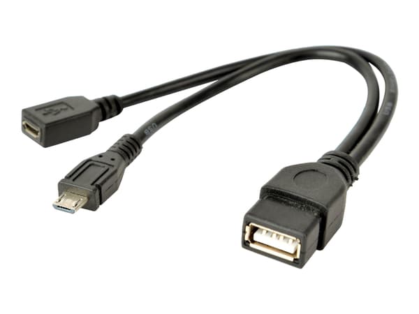 Cablexpert - USB-kabel - USB (hunn) til Micro-USB type B - USB 2.0 OTG - 15 cm - formstøpt