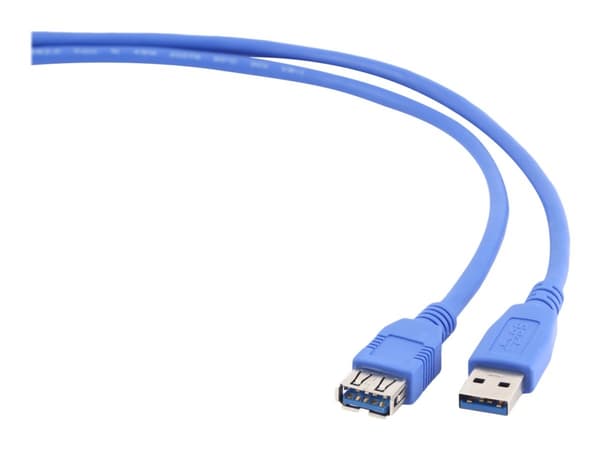 Gembird CCP-USB3-AMAF-6, 1,8 m, USB A, USB A, uros/naaras, 600 Mbit/s, sininen