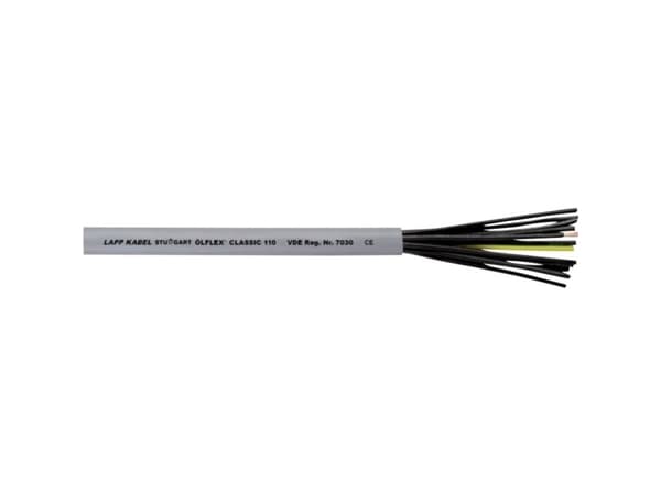 Lapp ÖLFLEX 1119303, 25 m, Kopper, Gjennomsiktig, Hvit, Fortinnet kobber, PVC, 43 kg/km