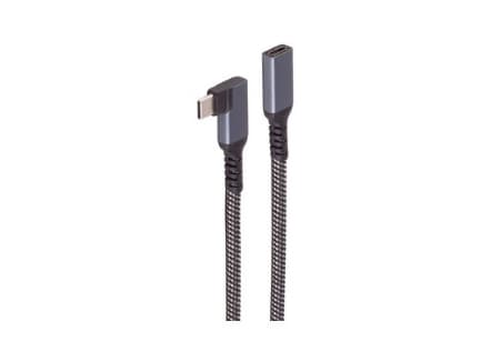 shiverpeaks BS14-74013, 0,5 m, USB C, 2 x USB C, USB 3.2 Gen 2 (3.1 Gen 2), Svart, Vit