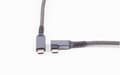 Miniatyrbild 3 av 4: shiverpeaks BS14-75014, 1 m, USB C, USB C, USB 3.2 Gen 2 (3.1 Gen 2), 10 Gbit/s, Svart, Vit