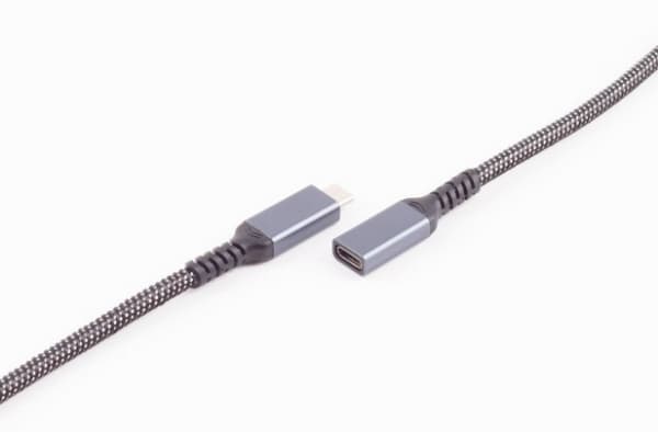 shiverpeaks BS14-75017, 2 m, USB C, USB C, USB 3.2 Gen 2 (3.1 Gen 2), 10 Gbit/s, Svart, Vit