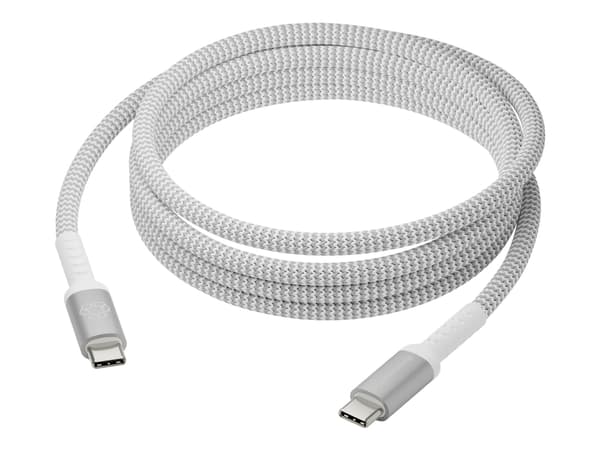 dbramante1928 re-charge - USB-kabel - 24 pin USB-C (hane) till 24 pin USB-C (hane) - USB 2.0 - 2.5 m - flätad kabel, 100 % återvunnen plast, USB-strö