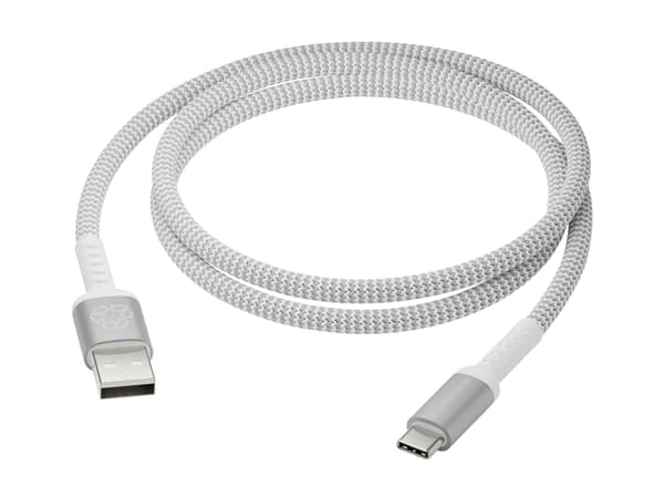 dbramante1928 re-charge - USB-kaapeli - USB (uros) - 24-nastainen USB-C (uros) - 1,2 m - jopa 36 W tehonsiirto, punottu kaapeli