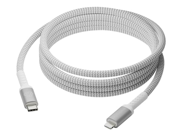 dbramante1928 re-charge - Lightning-kabel - 24 pin USB-C hann til Lightning hann - 2.5 m - 100 % resirkulert plast, flettet kabel