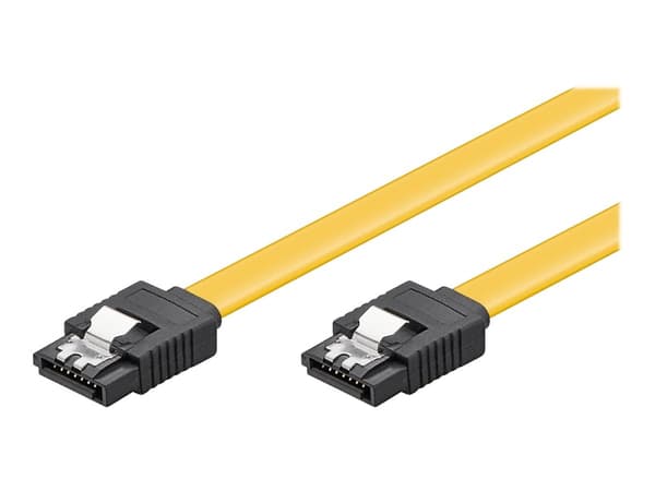 goobay - SATA-kabel - SATA (hona) till SATA (hona) - 20 cm - sprintlåsning, platt