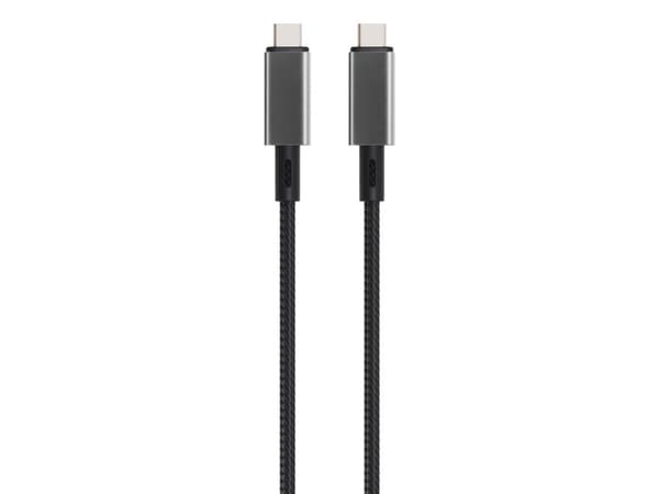 Vivanco 64015, 2 m, USB C, USB C, USB4 Gen 2x2, 40 Gbit/s, Svart
