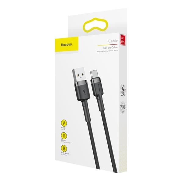 Baseus USB-C Snabbladdning Laddningskabel Samsung / Android -2m
