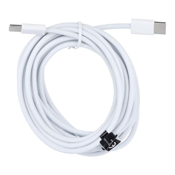 USB-C till USB-C kabel 3m 30W HD26- Vit