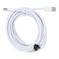 Miniatyrbild 1 av 2: USB-C till USB-C kabel 3m 30W HD26- Vit