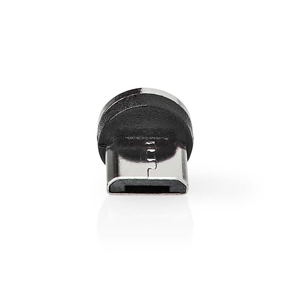 Nedis USB-kabel | USB 2.0 | USB-A Han | USB Micro-B Han / USB-C™ Hann | 10 W | No Data Transfer | Nikkel belagt | 2.00 m | Rund | Nylon | Sort | Boks