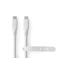 Miniatyrbillede 3 af 8: Nedis USB-kabel | USB 3.2 Gen 1 | USB-C™ Han | USB-C™ Han | 60 W | 4K@60Hz | 5 Gbps | Nikkelplateret | 1.50 m | Runde | Silikone | Hvid | Box