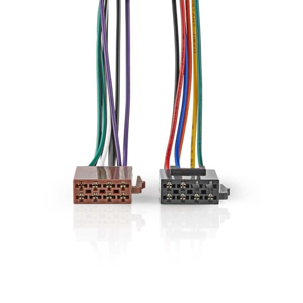 Nedis ISO Adapter Kabel | ISO kompatibilitet: Standard | 0.15 m | Runde | PVC | Box
