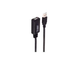 shiverpeaks BS13-26085, 15 m, USB A, USB A, USB 2.0, 0,48 Gbit/s, Svart