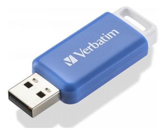 Verbatim DataBar USB 2.0-enhet Blå 64GB Blå