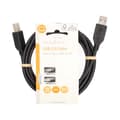 Miniatyrbilde 4 av 4: Nedis USB-kabel | USB 2.0 | USB-A Han | USB-B Han | 10 W | 480 Mbps | Nikkel belagt | 2.00 m | Rund | PVC | Sort | Label