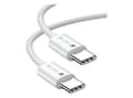 Miniatyrbild 1 av 5: Techly ICOC-MU4-20G240W2, 2 m, USB C, USB C, USB4 Gen 2x2, 20 Gbit/s, Vit