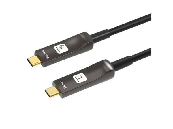 Techly ICOC-U3C-HY-010, 10 m, USB C, USB C, 21,6 Gbit/s, Svart