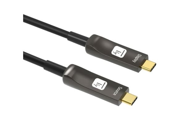 Techly ICOC-U3C-HY-010, 10 m, USB C, USB C, 21,6 Gbit/s, Svart