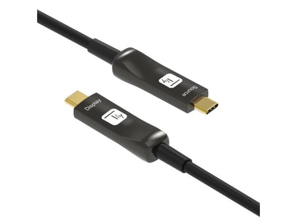 Techly ICOC-U3C-HY-010, 10 m, USB C, USB C, 21,6 Gbit/s, Svart