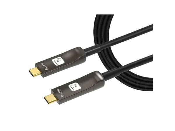 Techly ICOC-U3C-HY-010, 10 m, USB C, USB C, 21,6 Gbit/s, Svart