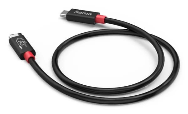 Hama USB-C-kaapeli, E-Marker, USB4 Gen2, 20 Gbit/s, 5 A, 240 W, 2,00 m (00200788)