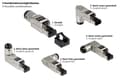 Miniatyrbilde 3 av 5: RJ45-kontakt Kat. 6A, verktøyfri / feltmontering, STP-skjermet, metall, 5 retninger, bra (GC-N0165)