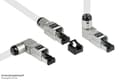 Miniatyrbilde 4 av 5: RJ45-kontakt Kat. 6A, verktøyfri / feltmontering, STP-skjermet, metall, 5 retninger, bra (GC-N0165)