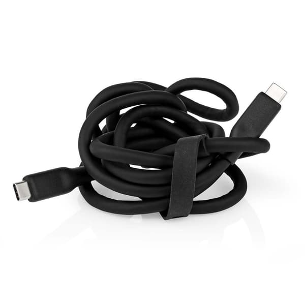 Nedis USB kaapeli | USB 3.2 Gen 1 | USB-C™ Uros | USB-C™ Uros | 60 W | 8K@30Hz | 5 Gbps | Niklattu | 1.50 m | Pyöreä | Silikoni | Musta | Laatikko