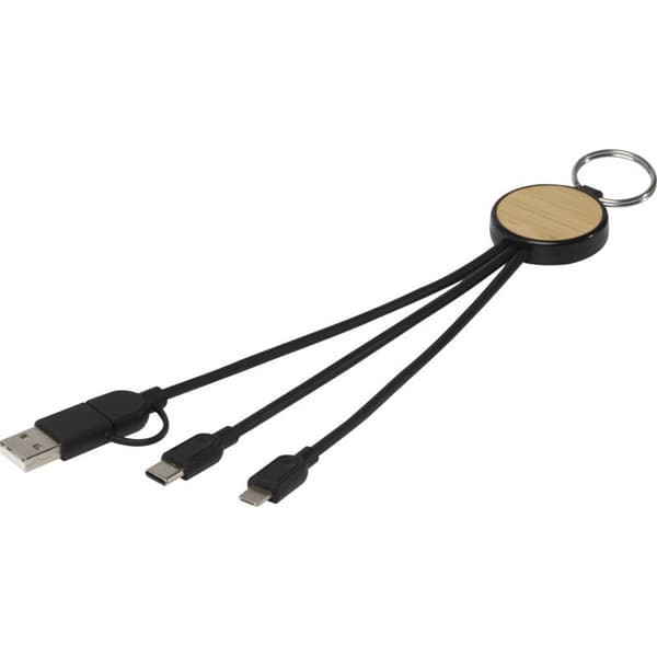 Tecta 6-in-1 laddningskabel Black One Size