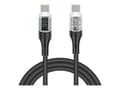 Miniatyrbild 1 av 5: Delock - USB-kabel - 24 pin USB-C (hane) till 24 pin USB-C (hane) - USB 2.0 - 20 V - 5 A - 2 m - Stöd för Power Delivery 3.0, USB-strömförsörjning (1