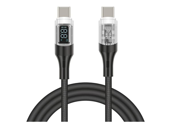 Delock - USB-kabel - 24 pin USB-C (hane) till 24 pin USB-C (hane) - USB 2.0 - 20 V - 5 A - 2 m - Stöd för Power Delivery 3.0, USB-strömförsörjning (1