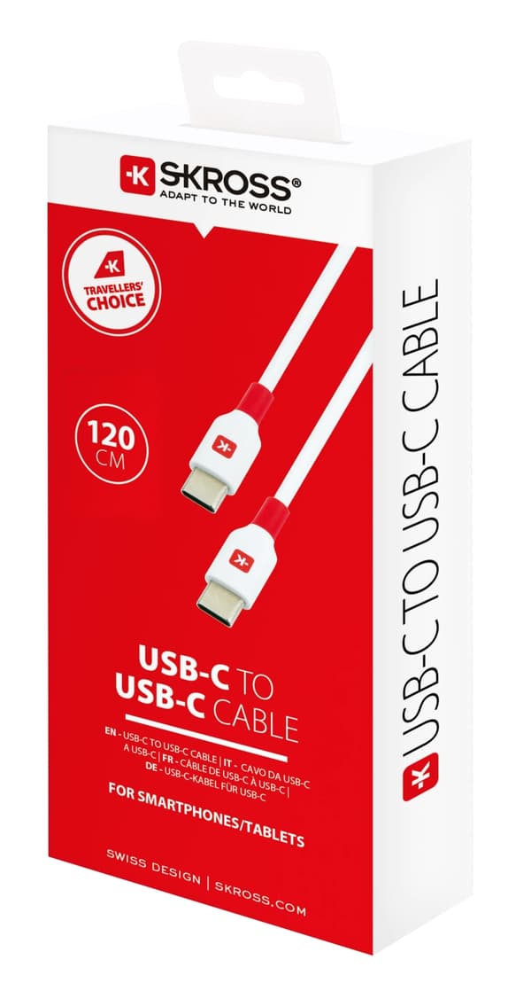 SKROSS USB-C to USB-C Cable - 120 cm