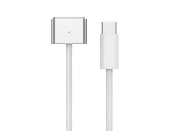Sinox PRO USB C™ till MagSafe 3™-kabel. 2m. vit