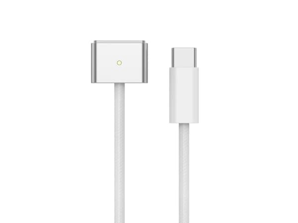 Sinox PRO USB C™ till MagSafe 3™-kabel. 2m. vit