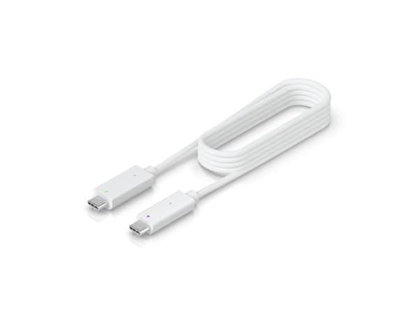 Ubiquiti - USB-kabel - 24 pin USB-C (hann) til 24 pin USB-C (hann) - 1 m - hvit