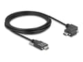 Miniatyrbild 1 av 2: Delock - USB-kabel - 24 pin USB-C (hane) till 24 pin USB-C (hane) vänster-/högervinklad - USB 2.0 - 3 A - 3 m - Stöd för Power Delivery 3.0, USB-C Po
