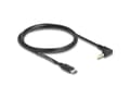 Miniatyrbilde 3 av 3: Delock - Strømkabel - 24 pin USB-C (hann) rett til 4,0 x 1,7 mm DC-jakk (hann) vinklet - 5 V - 2 A - 1.5 m