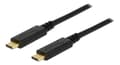 Miniatyrbild 1 av 2: DeLOCK USB 3.1 Gen 2 USB-C to USB-C cable, 3A, E-Marker, 1m, black