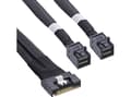 Miniatyrbild 3 av 3: InLine 27648B, 0,75 m, SFF-8654 8i, 2x SFF-8643, Lige, Lige, 24 Gbit/sek.