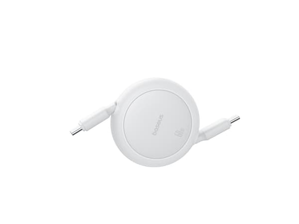 Baseus Free2Pull, 1 m, USB C, USB C, 0,48 Gbit/s, hvit