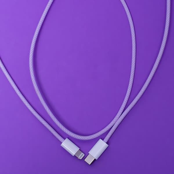Maxlife USB-C till Lightning kabel 1m 20W MXUC-06 - Lila