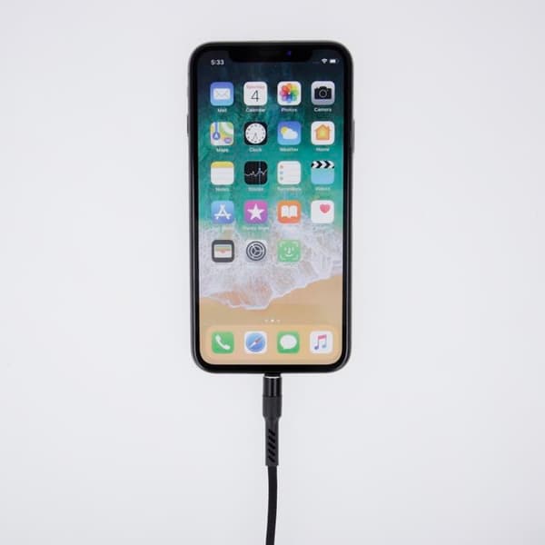 Maxlife USB-A till Lightning kabel 1m 2A MXUC-01 - Svart